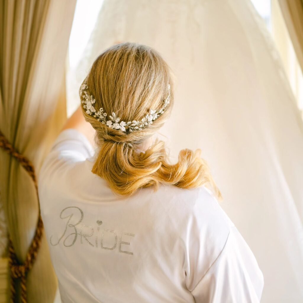Today, it takes 9-12 months to order a wedding gown, because most are custom made, and the bride…