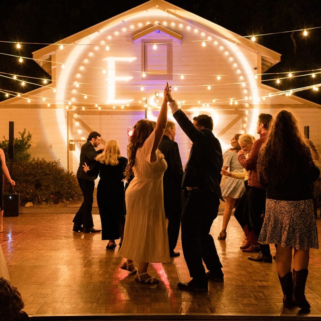 The barn, the glow, the joy in motion. From layout to last dance, I loved coordinating every detail…