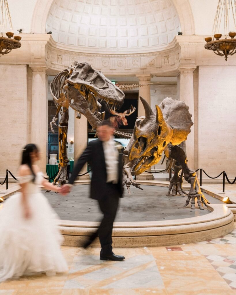 wedding season is already in full swing! here is suzie + jon at the natural history museum of…